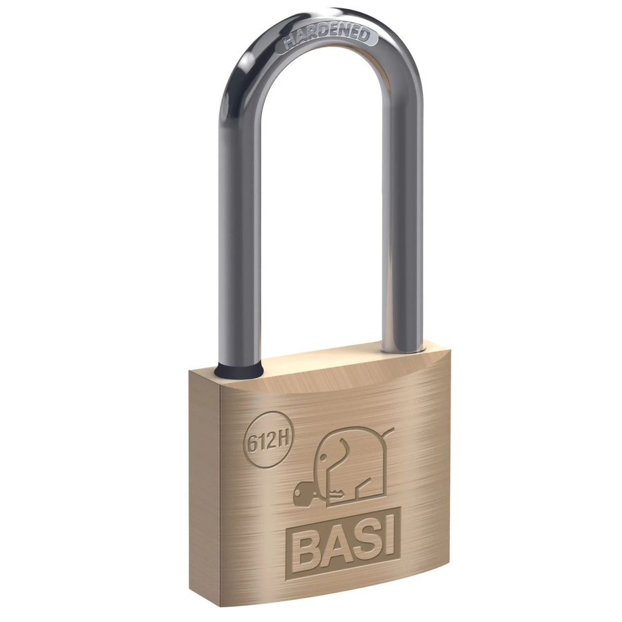 Basi Vorhangschloss VHS 612H aus Messing mit Wasserstop und 2 Schlüsseln, Breite: 30 mm, Bügelhöhe: 63 mm - Bild 2
