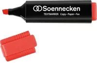 Soennecken Textmarker mit Keilspitze in Rot - Bild 1