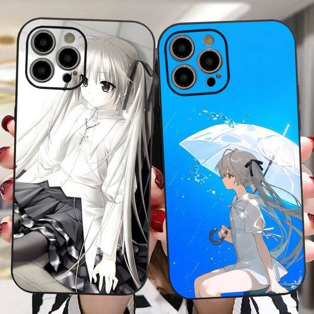 Yosuga no Sora Anime Handyhülle aus weichem TPU für Apple iPhone 16 15 14 13 12 11 Pro Max Plus Mini in Multicolour - Bild 1