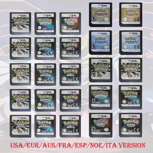 Bandai Pokémon HeartGold SoulSilver Platinum Diamond Pearl Videospielkarte - Bild 1