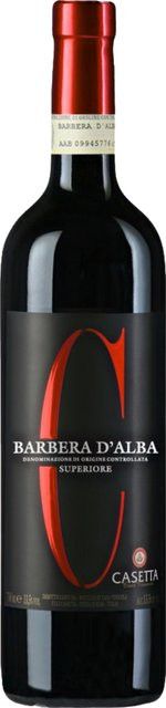 Casa Vinicola Casetta Barbera d'Alba Rotwein, Barbera, 2016, Piemont, trocken, 0,75 l - Bild 1