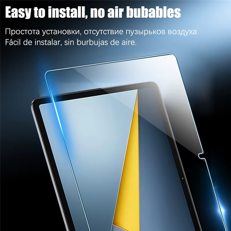 2 Stück Displayschutzfolie aus gehärtetem Glas für Xiaomi Poco Pad, transparent - Bild 2