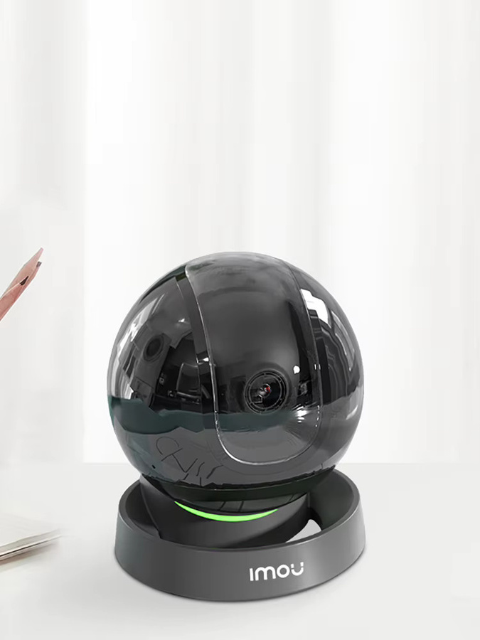 IMOU Rex 5 MP Wifi IP Kamera mit 360 Grad PTZ, AI Menschliche Erkennung und Nachtsicht, Schwarz - Bild 5
