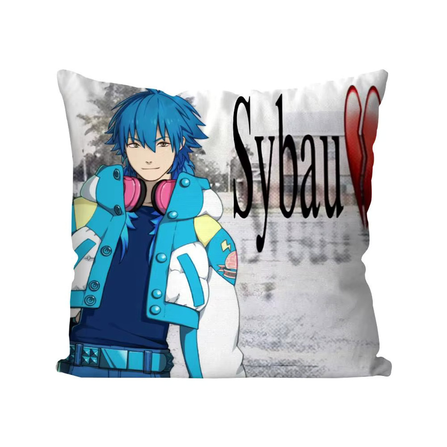 D-Dramatical M-Murder Aoba Seragaki Kissenbezug, quadratischer Grafik-Kissenbezug in Multicolour, B/B/B: 40 x 40 x 40 cm - Bild 4