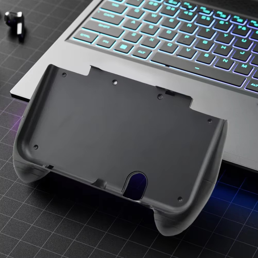 Controller-Grip-Hülle mit Aufstellfunktion für Nintendo New 3DS XL LL in Schwarz - Bild 5