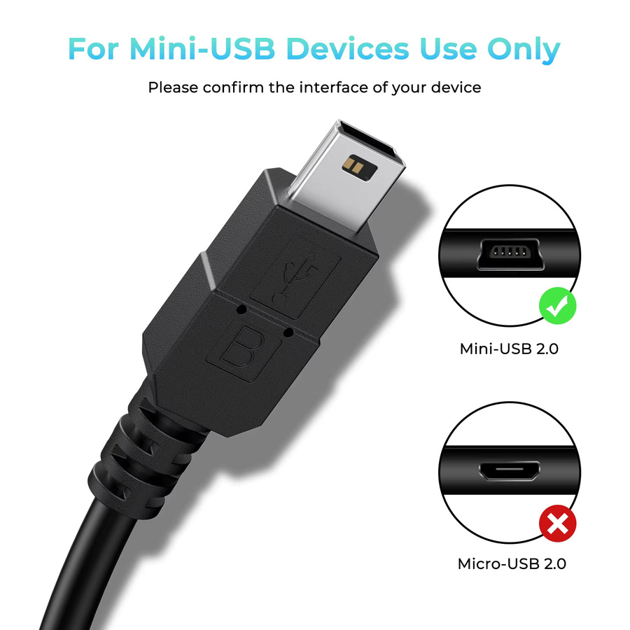 Sony USB-Ladekabel für PS3-Controller, Kamera, GPS und GoPro, Farbe: Schwarz, Länge: 1,8 m - Bild 3