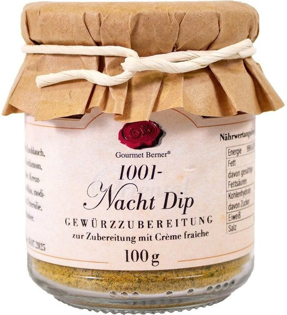 Gourmet Berner 1001-Nacht Dip Gewürzmischung für Créme Fraîche 100 g - Bild 1
