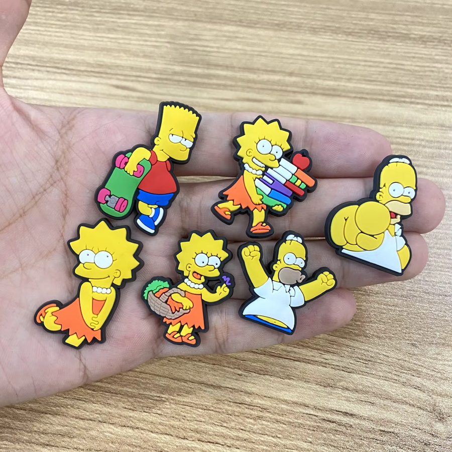 The Simpsons Schuh-Charms, PVC, Unisex - Bild 3