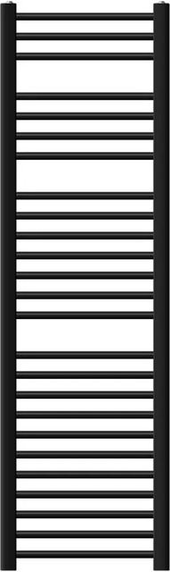 LuxeBath Badheizkörper Sahara Handtuchheizkörper Schwarz Matt mit Seitenanschluss B: 40 cm, H: 150 cm - Bild 2