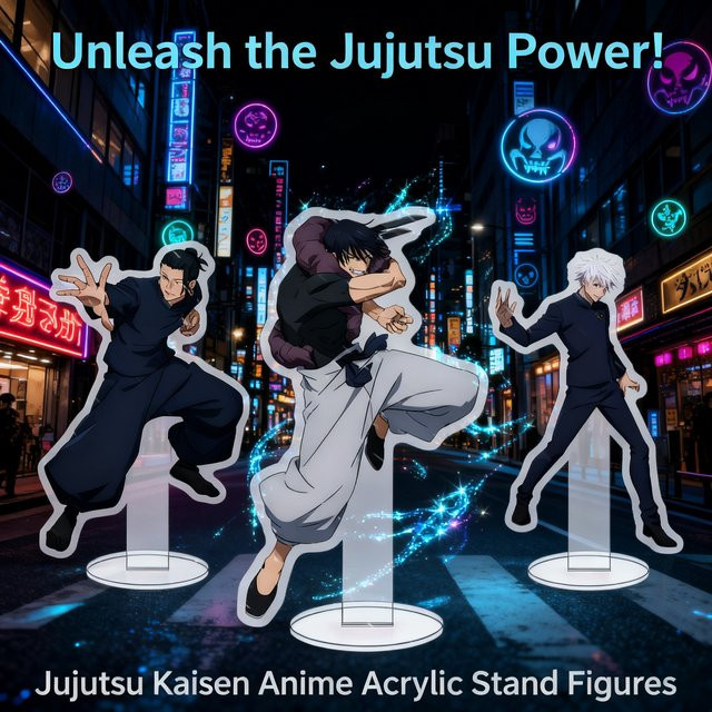 Bandai Jujutsu Kaisen Gojo Satoru Geto Suguru Toji Fushiguro, Acryl-Standfigur - Bild 1