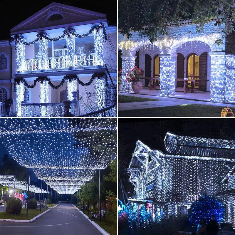 IEEYEEY Solar LED Lichterkette für Garten und Outdoor, 32m Wasserdichte Fairy Lights aus Kupferdraht für Weihnachten, Hochzeit und Party - Bild 3