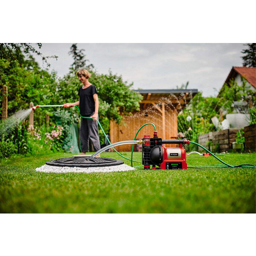 Einhell Hauswasserautomat GE-AW 1246 N FS in Rot mit 4600 l/h Förderleistung - Bild 4