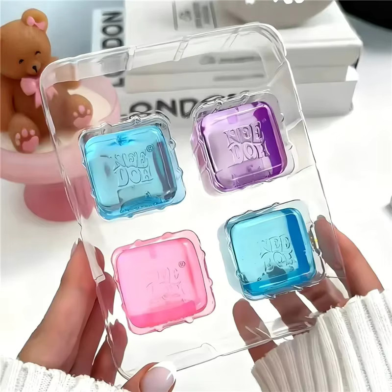 Schylling Needoh Nice Ice Baby Fidget Cube Set, 4er-Pack, ab 3 Jahre - Bild 3