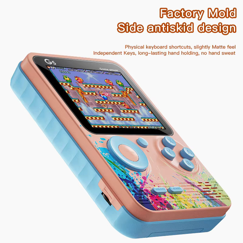 ZUIDID G5 MINI Tragbare Handheld-Spielkonsole in Blau mit 3,0 Zoll Farb-LCD-Bildschirm für Retro-Videospiele - Bild 3