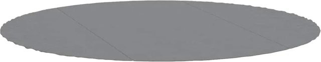 vidaXL Pool-Bodentuch aus Polyester-Geotextil in Hellgrau, Durchmesser: 366 cm - Bild 1