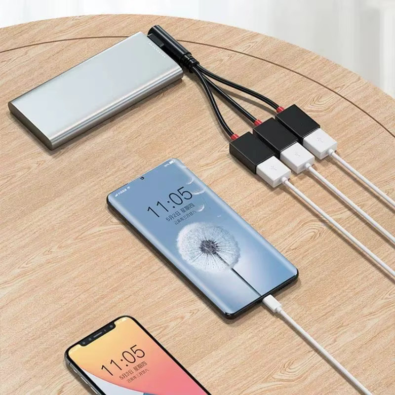 Xiaomi USB-Hub mit 3 USB-A Ports für Hochgeschwindigkeits-Datenübertragung und OTG, Schwarz - Bild 3