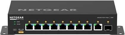 Netgear AV Line M4250-9G1F-PoE+ Managed L3 Switch mit 8 PoE+ Ports, 1 Gigabit Port und 1 Gigabit SFP in Schwarz - Bild 1