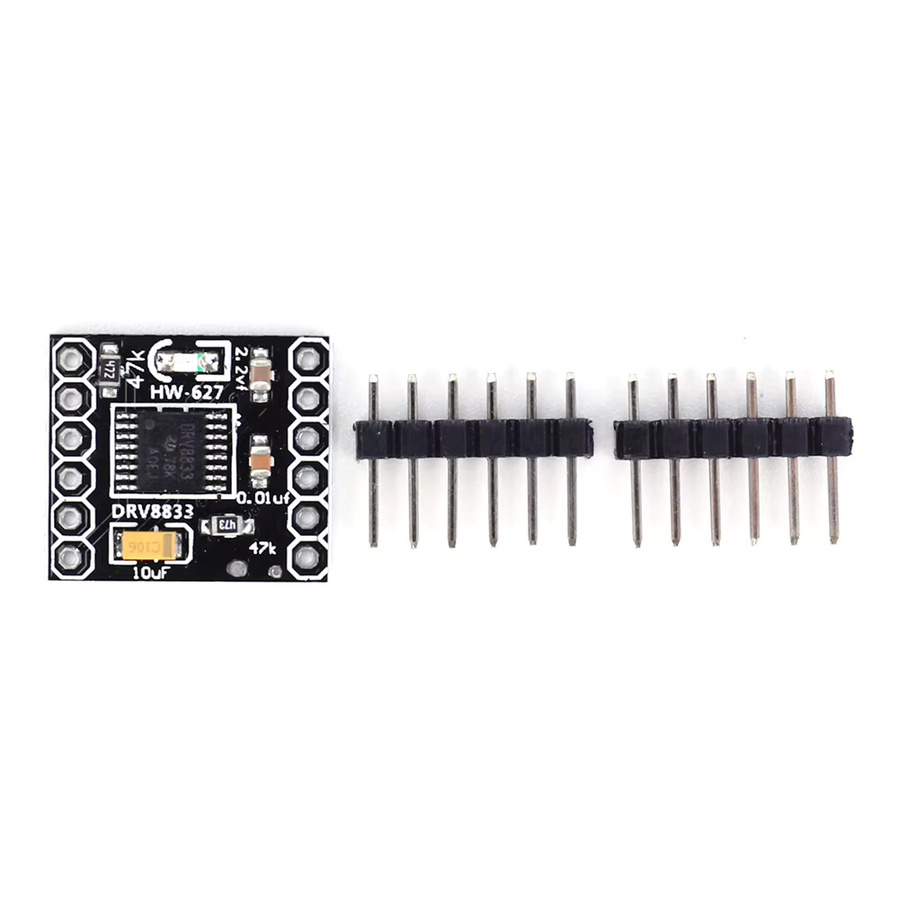 DRV8833 Motorantriebsmodul Dual H-Bridge DC Getriebemotor Treiber Controller Board DIY Kit in Schwarz - Bild 2