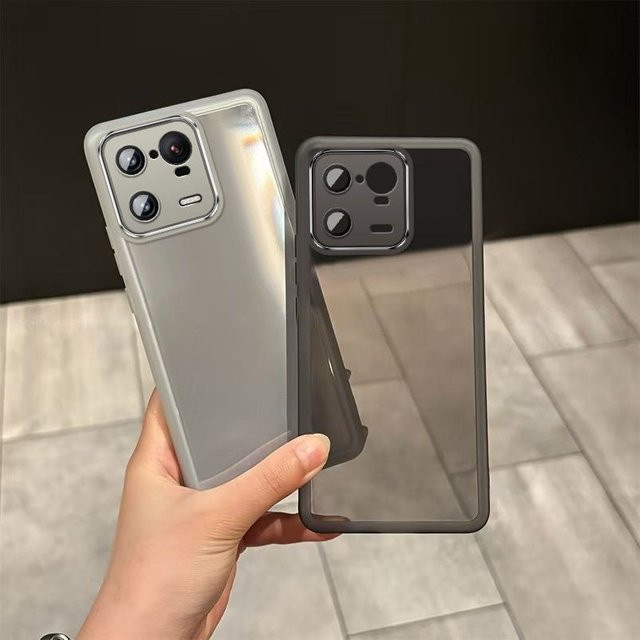 Stoßfeste Silikon Schutzhülle für Xiaomi 13T Pro und Xiaomi 13T in Transparent - Bild 1