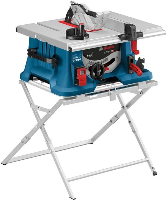 Bosch Professional Tischkreissäge GTS 635-216 mit Arbeitstisch GTA 560, 1600W, Blau/Silber - Bild 1