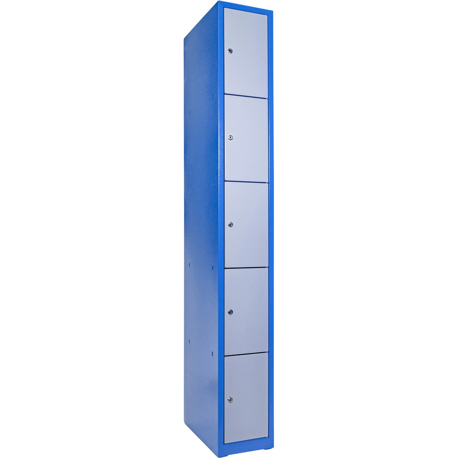 Güde Schließfachsäule aus Stahl in Blau mit abschließbaren Türen - Bild 2