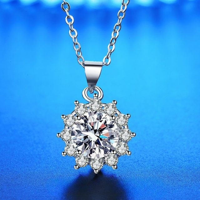 BJXMOSO Halskette, 925 Silber, Zirkonia, Damen - Bild 1