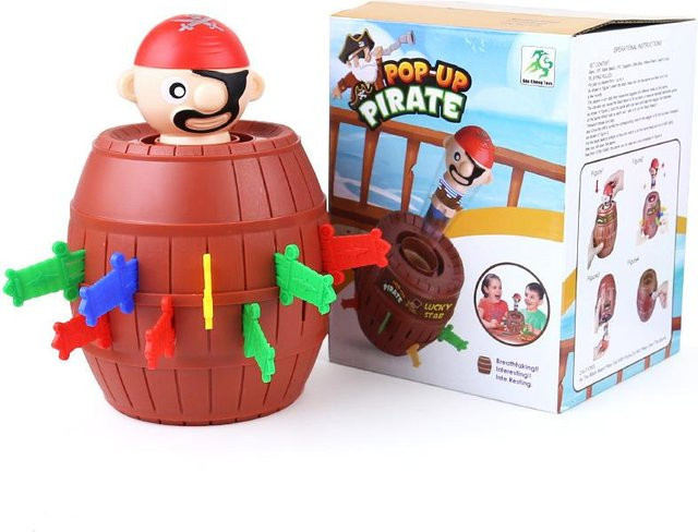 Piratenfass Spielzeug Schwert Sprung, Brettspiel, ab 3 Jahren - Bild 1