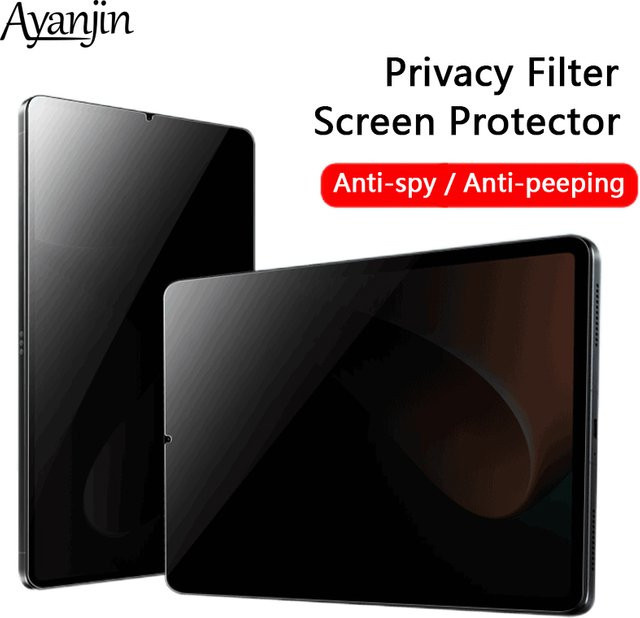 Xiaomi Privatsphäre-Schutzfolie mit Anti-Glare-Effekt für Redmi Pad SE 10,6 Zoll, Mi Pad 6 11 Zoll, Mi Pad 5 Pro 12,4 Zoll - Bild 1