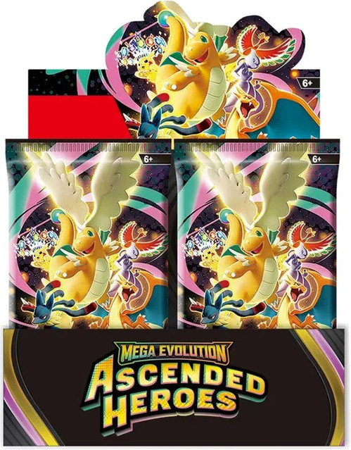 Bandai Pokémon Mega Evolution Ascended Heroes Phantasmal Flames Destined, Englische Booster-Kampfkarten, Nachfüllpack - Bild 1