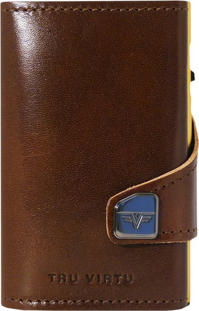 Tru Virtu Wallet, Florence Chocolate/Gold, Unisex - Bild 1
