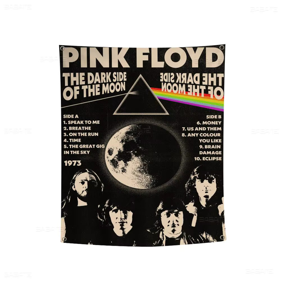Potdemiel Pink Floyd Rockband Flagge mit Retro-Muster als Partydekoration - Bild 7