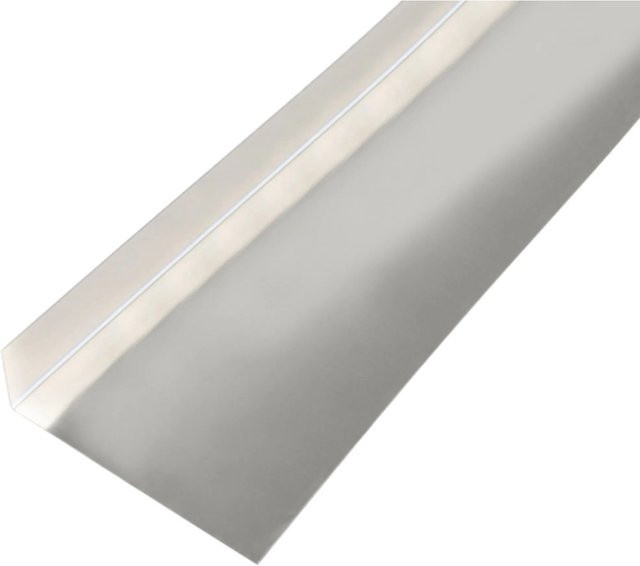 GAH Alberts Glattblech L-Form aus Aluminium in Silber, B: 96 mm, H: 28 mm, Länge: 2 m - Bild 1