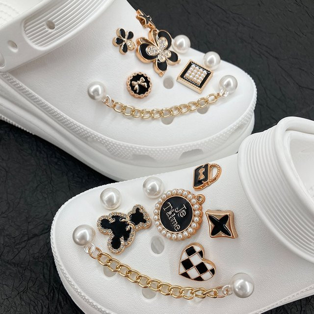 Charms Bär schwarz goldener Stil, 20 Stück - Bild 1
