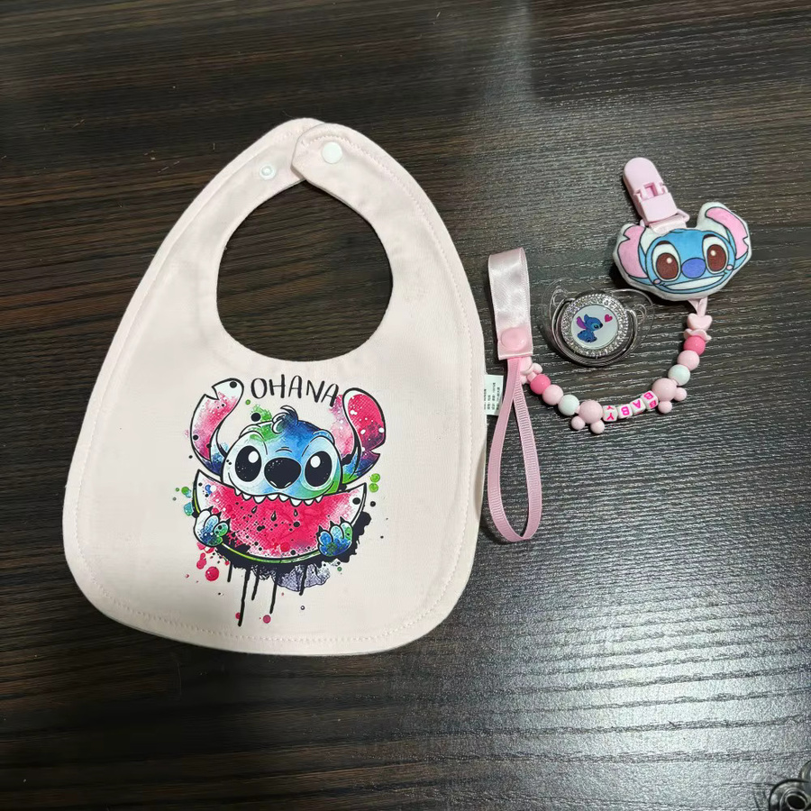 Disney Kawaii Baby-Saugkettenclip für Schnuller und Lätzchen in Pink - Bild 1