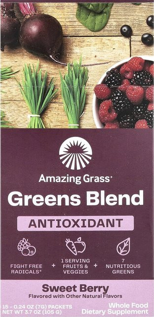 Amazing Grass Grüne Gemüsemischung Süße Beere 15 x 7 g - Bild 1