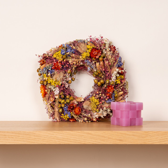 Trockenblumenkranz Autumn Vibes von BLUME2000 in Multicolour, Durchmesser: 25 cm - Bild 1