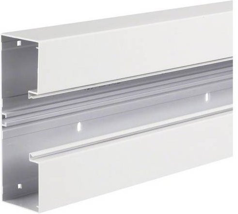 Hager Brüstungskanal Unterteil BRA6521019016 Weiß B: 21,0 cm, L: 200 cm - Bild 1