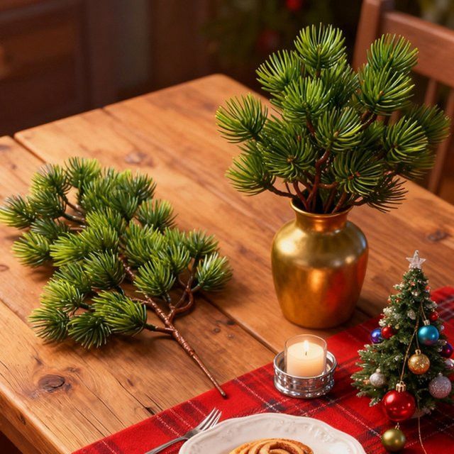 Künstliche Kiefer von XIAOYINMO für Weihnachtsdekoration und Hochzeitsarrangements - Bild 1