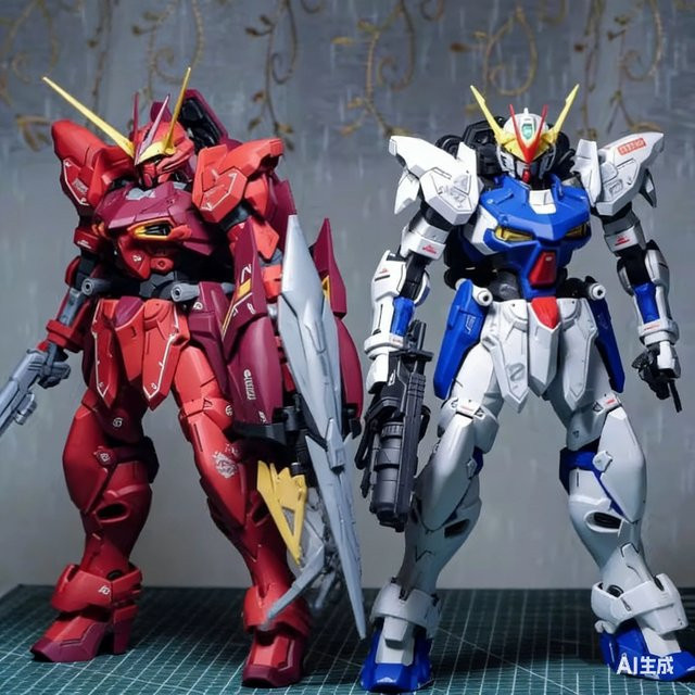Bandai MG RGX-00 1/100 Weiß & Rot Testament, Bausatz-Modell, Mecha, Weiß & Rot - Bild 1