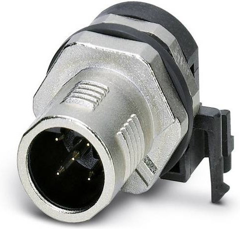 Phoenix Contact 1436615 Sensor-Aktor-Einbausteckverbinder M12 Stecker mit 5 Polen und Schraubanschluss in Silber - Bild 1