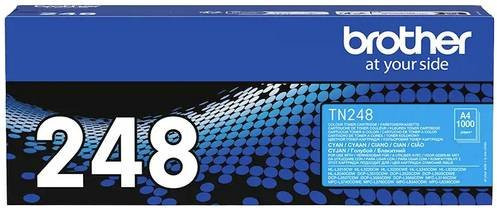 Original Brother Toner TN-248C Cyan für Laserdrucker mit einer Kapazität von 1000 Seiten - Bild 1