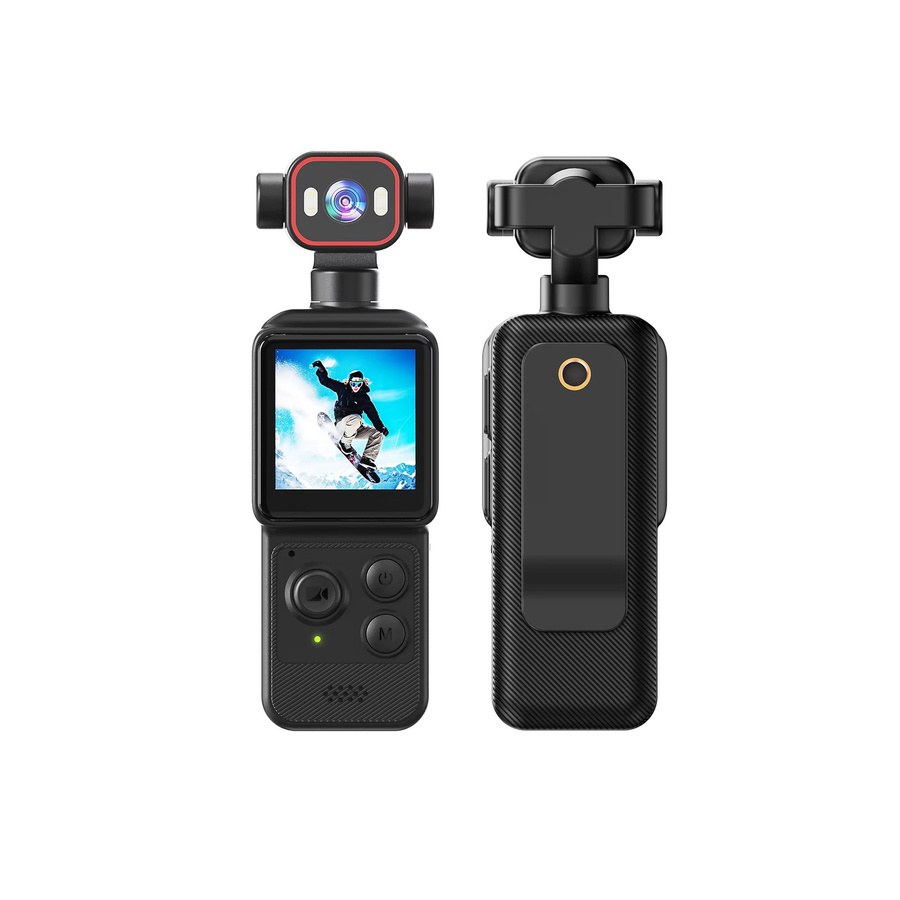 Lenovo Mini 4K Pocket Action-Kamera mit 140 Grad Weitwinkelobjektiv, WiFi und 1,54 Zoll HD-Bildschirm in Schwarz - Bild 7