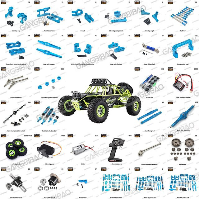 Wltoys RC Auto Metall Upgrade-Ersatzteile, 1:12, Zubehör - Bild 1