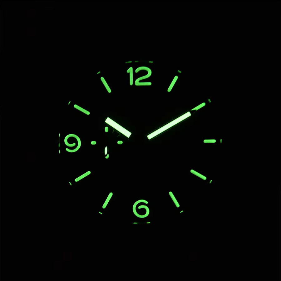 Dwayne Campbell Armbanduhr, Automatik, Edelstahl, 49 mm, Herren, Leder - Bild 2