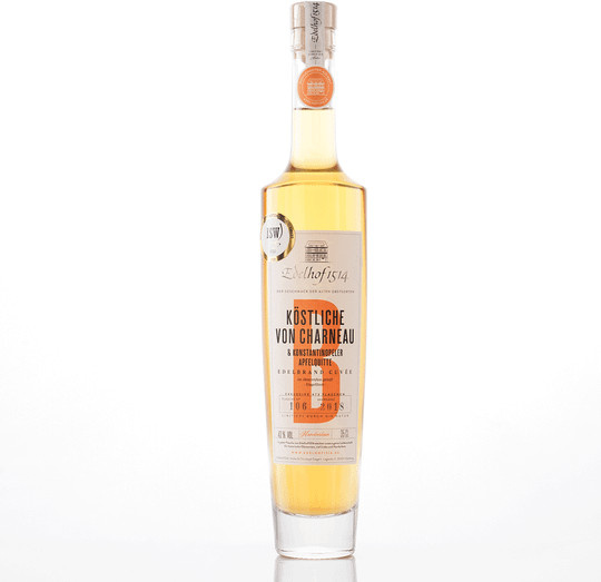 Edelhof 1514, Edelbrand Cuvée Birne & Apfelquitte, 0,35 l - Bild 1