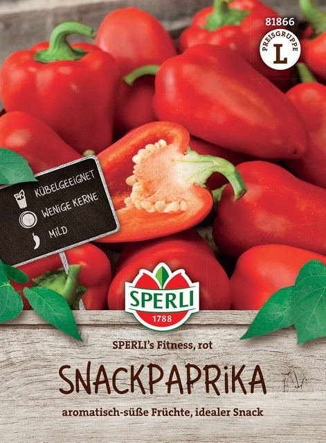 SPERLI Snackpaprika-Samen Fitness F1 - Bild 1