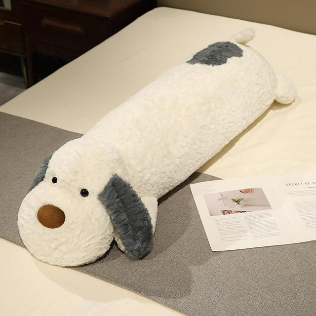 BC Pet Supplies Hund Plüschkissen, Weiß, 90cm - Bild 1