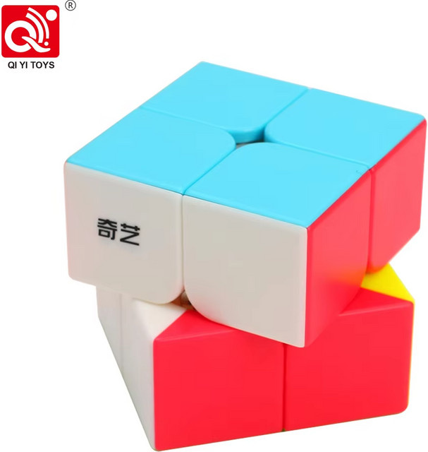 QiYi QiDi 2x2 Professional Speed Cube Puzzle Magic Cube Bunt / Mehrfarbig - Bild 1