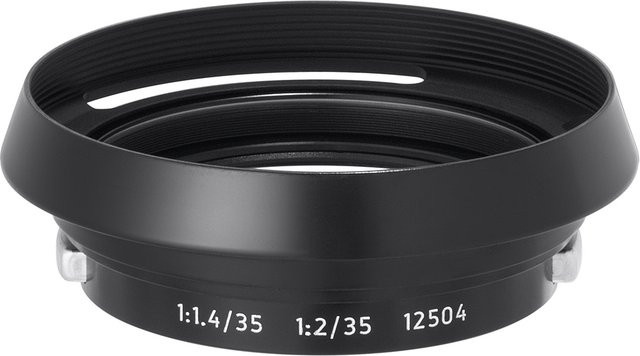 LIGHT LENS LAB Gegenlichtblende L-12504 mit UV-Filter in Schwarz für Leica M 35mm F/2 SUMMILUX und Leica M 35mm F/1.4 SUMMILUX - Bild 1