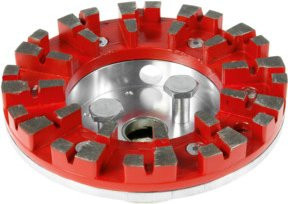 Festool Werkzeugkopf DIA ABRASIVE-RG 150 für Winkelschleifer in Rot - Bild 1